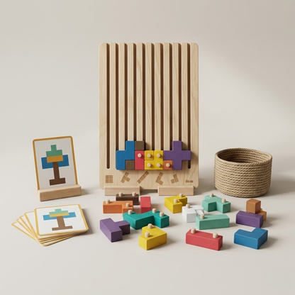 MindFlow Blocks™ | Fördern Sie Konzentration, Kreativität und logisches Denken durch Spielen.