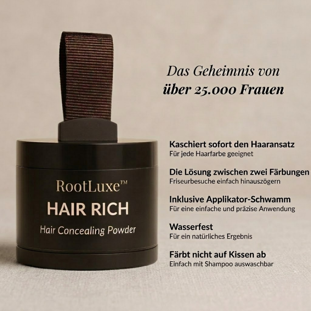 RootLuxe™ | Kaschiert lichtes Haar sofort und schenkt neues Selbstvertrauen