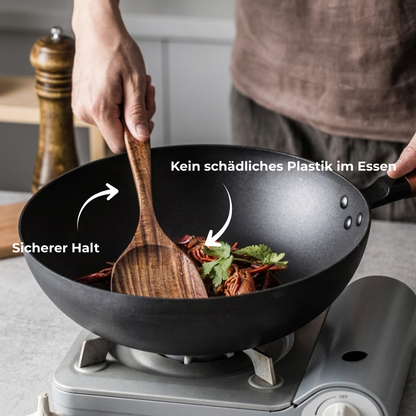 NaturLöffel™ | Schluss mit Plastik in Ihrer Küche – Wechseln Sie zu natürlichem Walnussholz