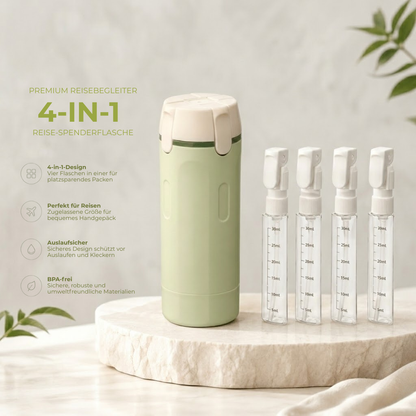 OmniPump™ | Reisen Sie leichter – Ersetzen Sie 4 Flaschen durch 1 intelligente Lösung
